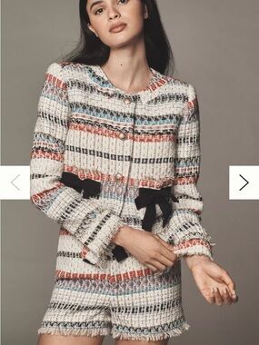 Walter Baker NWT Jackie Mid-Rise Boucle Tweed Shorts